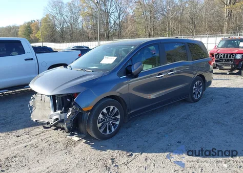 2024 Honda Odyssey Ex-L z USA, uszkodzony, nr VIN 5FNRL6H64RB024021